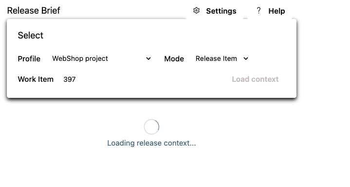 Wczytywanie kontekstu wdrożenia